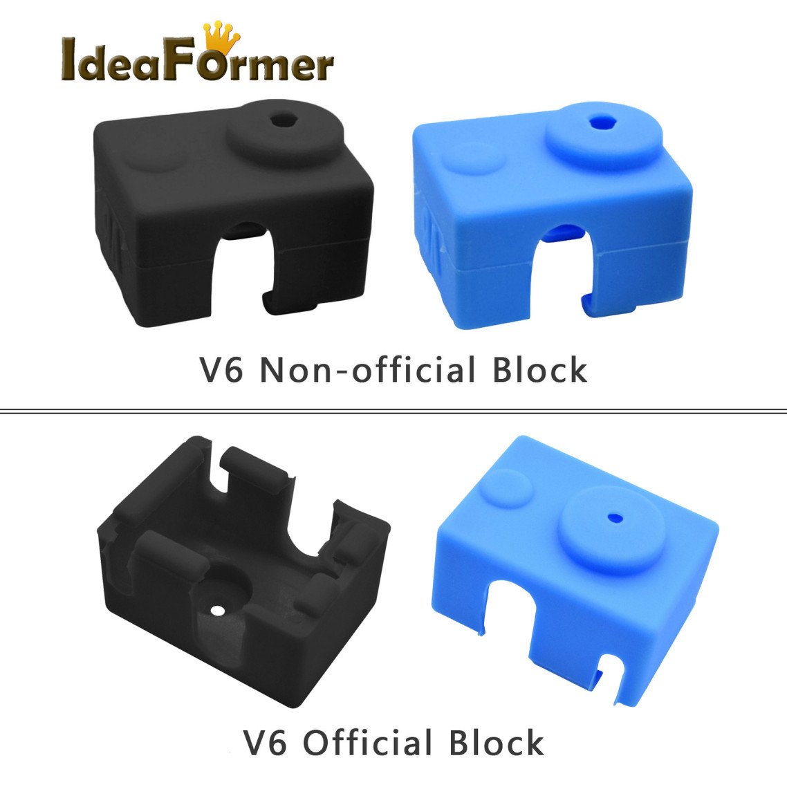 Printer Stand - 5 قطع غطاء سيليكون V6 لطابعة