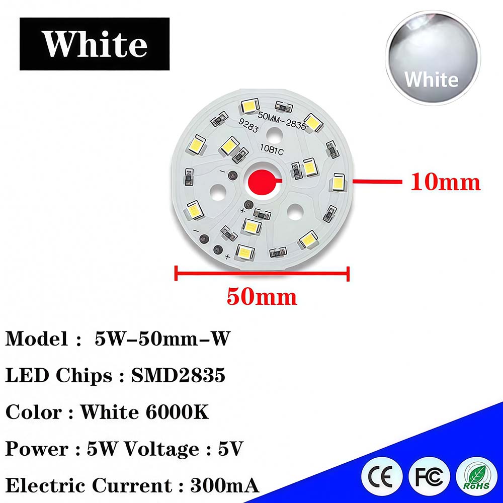 5-10 قطع لوحة إضاءة LED دائرية - مراجعة Desk Lamp وسعره