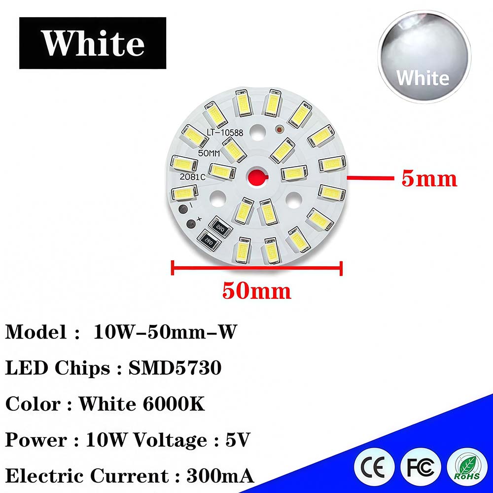 5-10 قطع لوحة إضاءة LED دائرية - مراجعة Desk Lamp وسعره