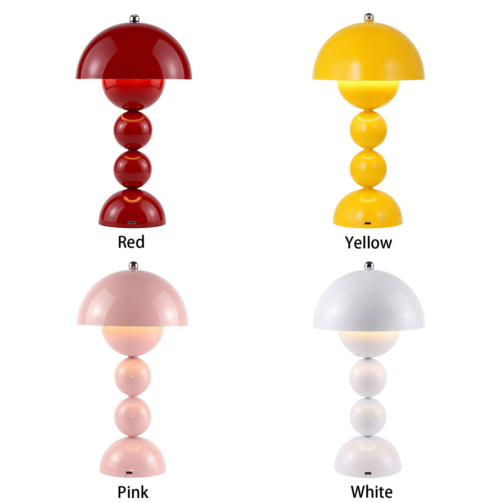 مصباح طاولة على شكل فطر وزهرة، - مراجعة Desk Lamp وسعره