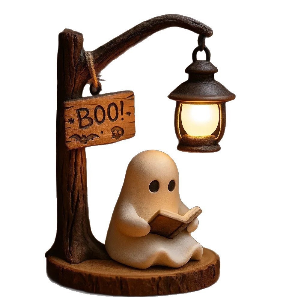 فانوس قراءة على شكل شبح، أبعاد - مراجعة Desk Lamp وسعره