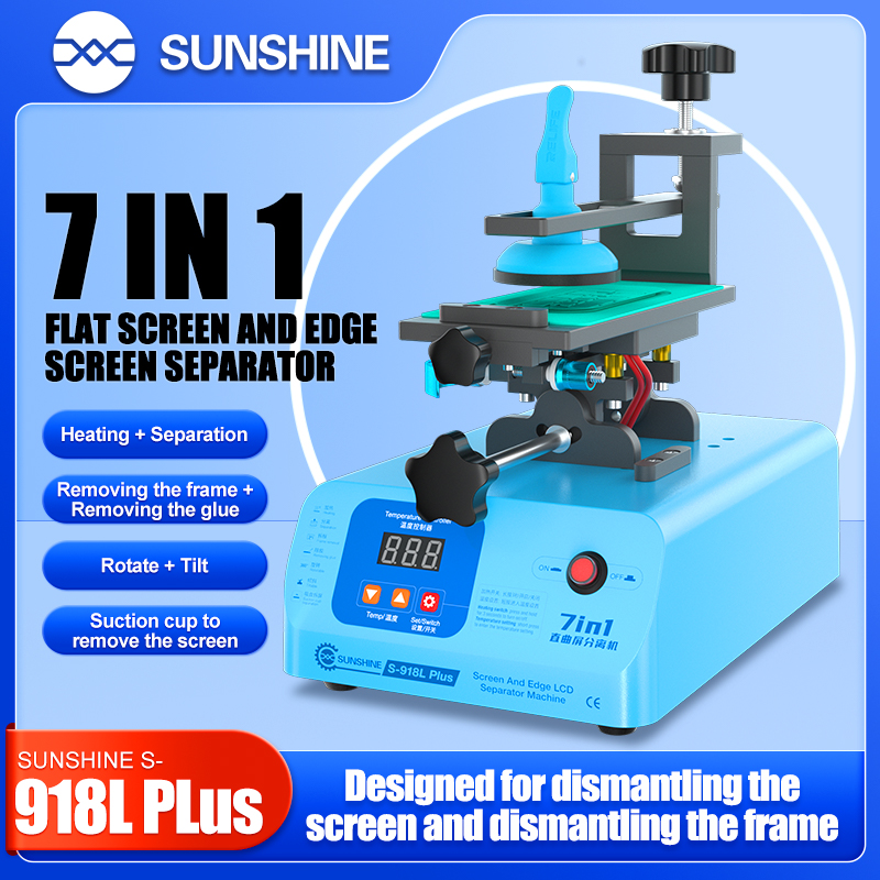 SUNSHINE S-918L Plus 7 في 1 فا - مراجعة Partition Screen Divider وسعره