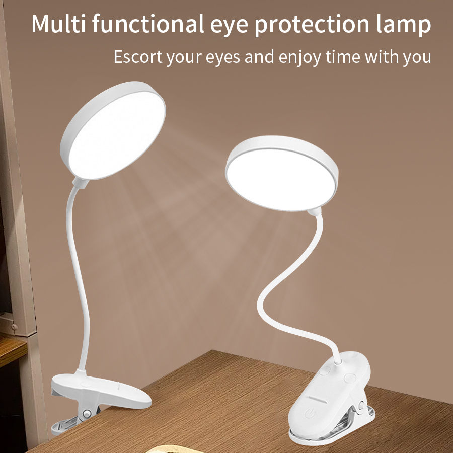 مصباح مكتب LED بمشبك قابل للدو - مراجعة Desk Lamp وسعره